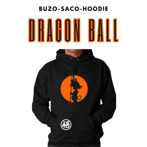 Buzo Saco Hoodie Negro Goku con Capota - Estilo legendario para tu día a día - VirtualMe.co －XS