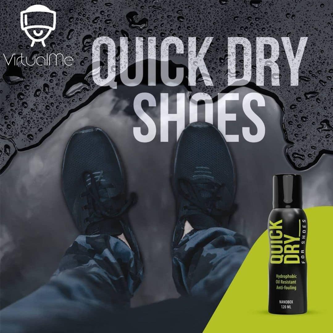 Impermeabilizante para zapatos QuickDry®: Protección contra lluvia y lodo - VirtualMe.co －ROPA