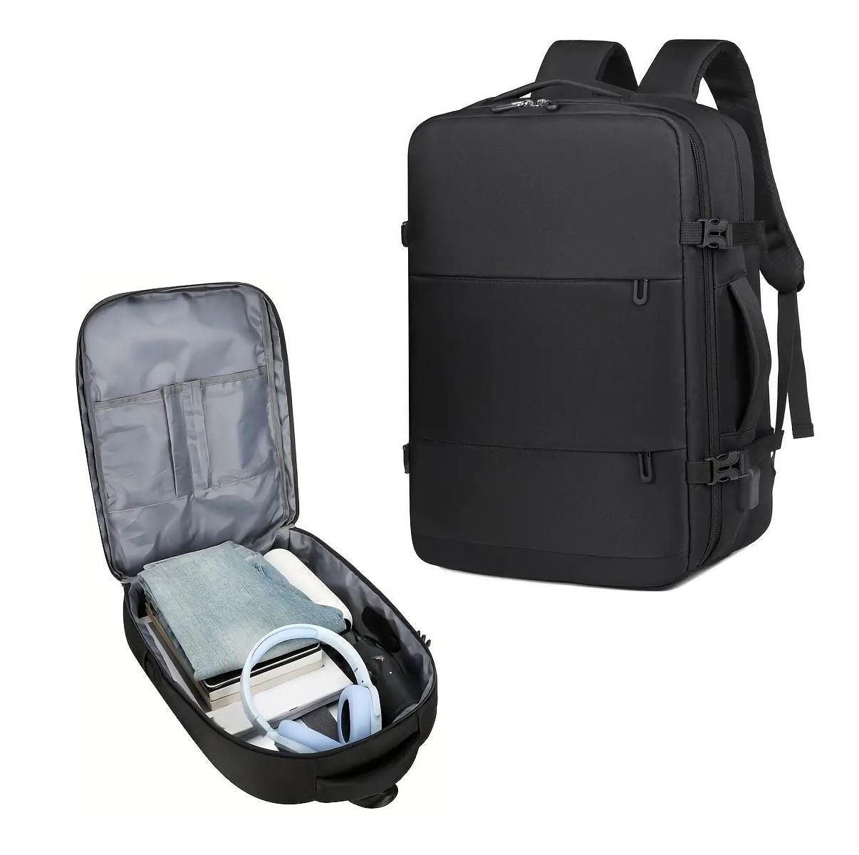 Mochila Travel Pro USB Maleta de Viaje Compra en línea, Productos de calidad, Paga al recibir, Envíos seguros, Audífonos, Cámaras, Ropa temática, Buzos estampados, Organizadores innovadores, Moda todo terreno, Blog Simplifica tu vida